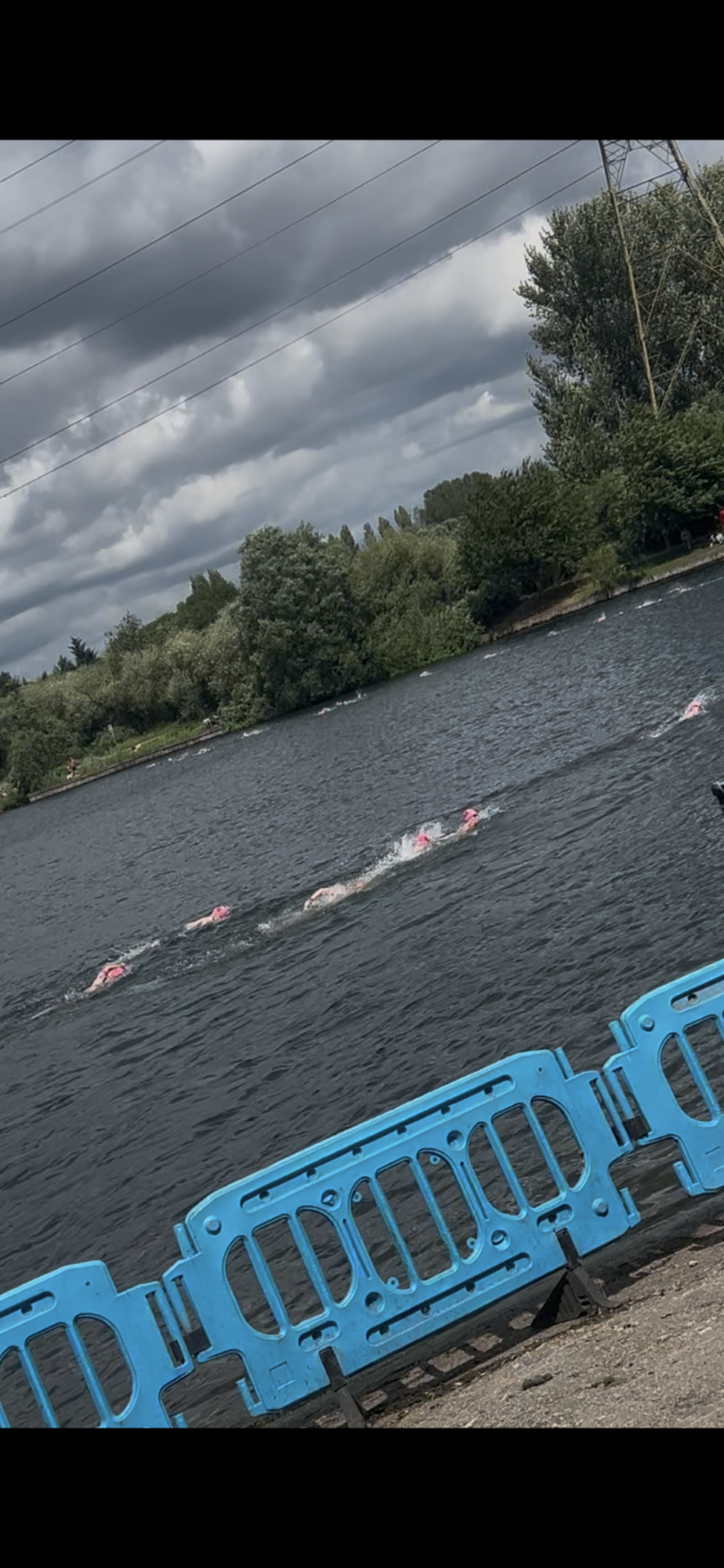 Photo of people open water swimming