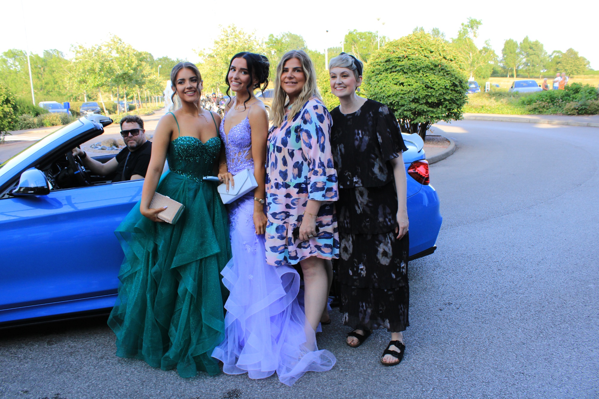 Students at prom