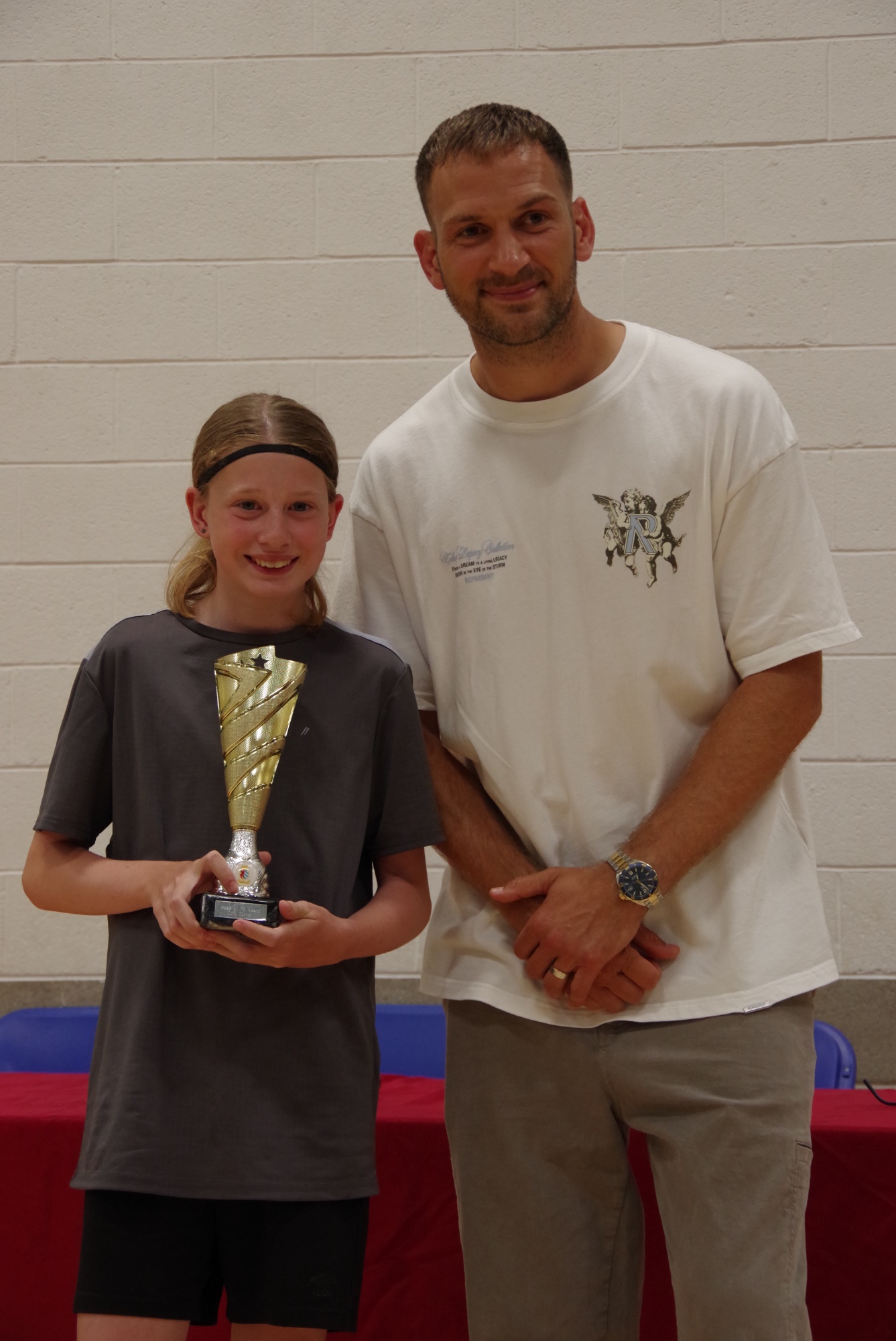 student with award