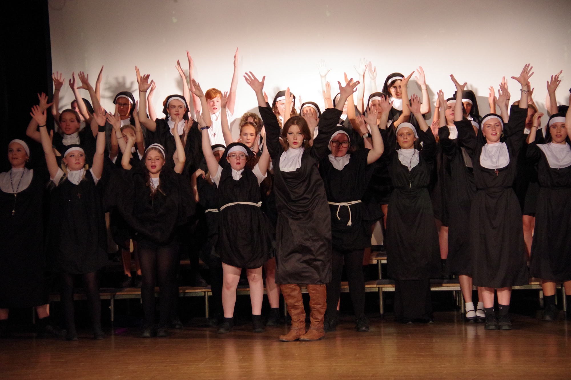 Students performing